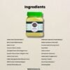 Comprehensive display of over 20 natural ingredients used in Nalangu Maavu from Lakshmi Store, including turmeric, neem, hibiscus, and more, showcasing the richness and diversity of the herbal blend.