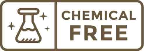 Chemical-free skincare icon indicating safe, toxin-free ingredients